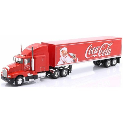 1/43 Kenworth T600 Semi-Trailer Truck - Coca-Cola 1986 Red