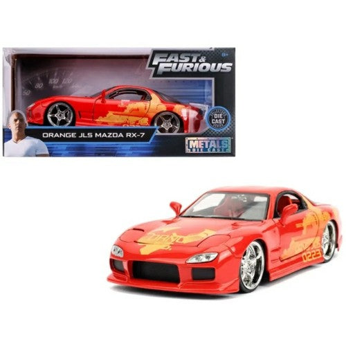 1/24 Orange Jls Mazda Rx7 Fast And Furious