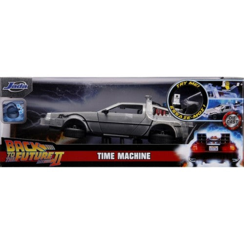 1/24 Back To The Future Part Ii Delorean Time Machine With Working Lights