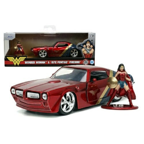 1/32 Wonder Woman 1972 Pontiac Firebird With Figure
