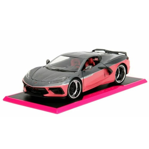 1/24 Pink Slips 2020 Chevrolet Corvette - Candy Charcoal Gray