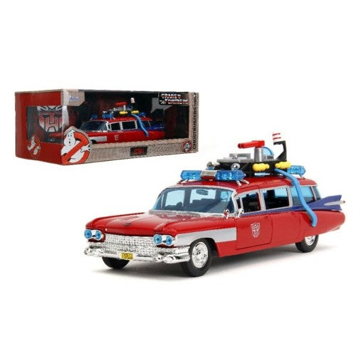 1/32 Hollywood Rides - Ghostbusters Ecto-1 (With G1 Optimus Prime Graphics)