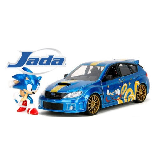 1/24 Subaru Impreza Wrx Sti With Sonic The Hedgehog