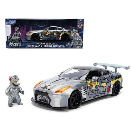 1/24 Godzilla Mechagodzilla 2009 Nissan Gt-R With Figure
