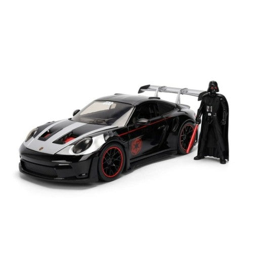 1/24 Hollywood Rides - Star Wars Porsche 911 Gt3 Rs (992) W/Darth Vader