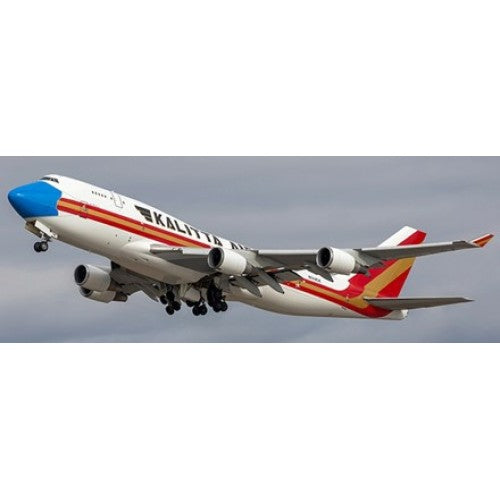 1/200 Kalitta Air Boeing 747-400(Bcf) Mask Livery Flap Down Reg: N744Ck With Stand