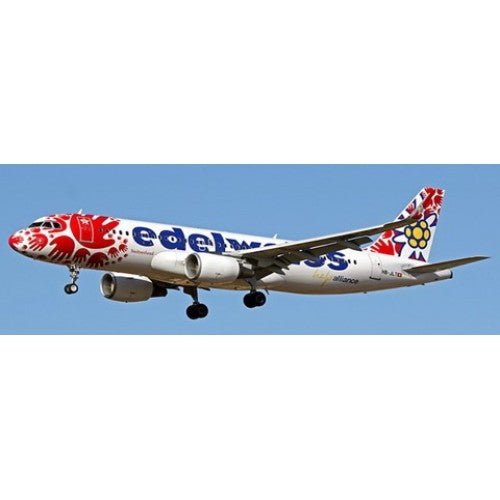 1/200 Edelweiss Air Airbus A320 Reg: Hb-Jlt With Stand