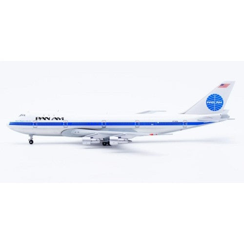 1/400 Pan Am Boeing 747-100 Clipper Champion Of The Seas Polished Reg: N734Pa With Antenna