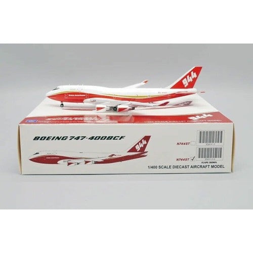 1/400 Global Super Tanker Services Boeing 747-400(Bcf) Flap Down Reg: N744St With Antenna