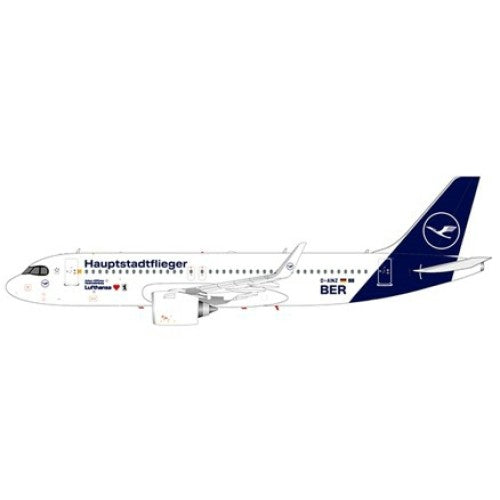 1/200 Lufthansa Airbus A320Neo Hauptstadtflieger Livery Reg D-Ainz With Stand