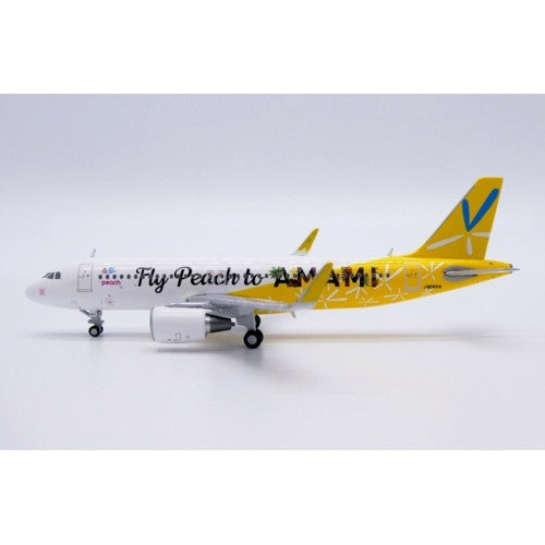 1/400 Peach Aviation Airbus A320 Fly Peach To Amami Reg: Ja08Va With Antenna
