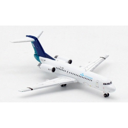 1/400 Klm Fokker 70 (Silkair Hybrid Livery) Reg: Ph-Kzm With Antenna