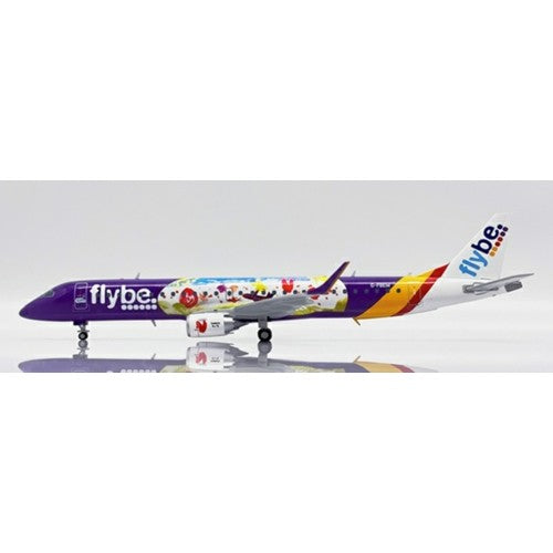 1/200 Flybe Embraer Erj-195Lr Kids And Teens Reg: G-Fbem With Stand