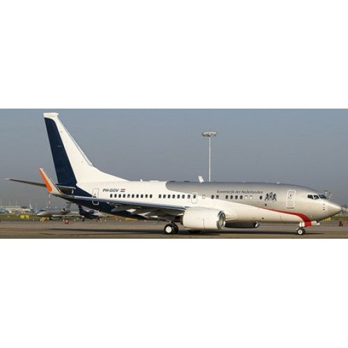 1/200 Netherlands Government Boeing 737-700(Bbj) Flap Down Reg: Ph-Gov With Stand