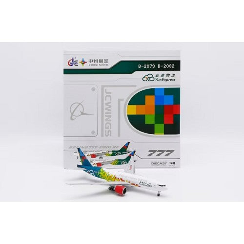 1/400 Central Airlines Boeing 777-200(Lrf) Interactive Series Reg: B-2079 With Antenna