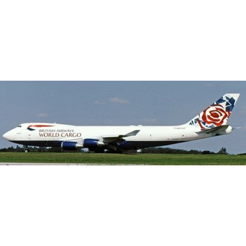 1/200 British Airways Cargo Boeing 747-400F(Scd) Interactive Series Reg: N495Mc With Stand