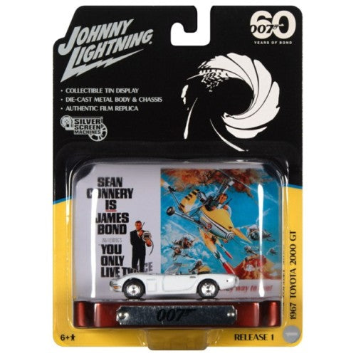 1/64 Silver Screen Tin - James Bond You Only Live Twice 1967 Toyota 2000 Gt White