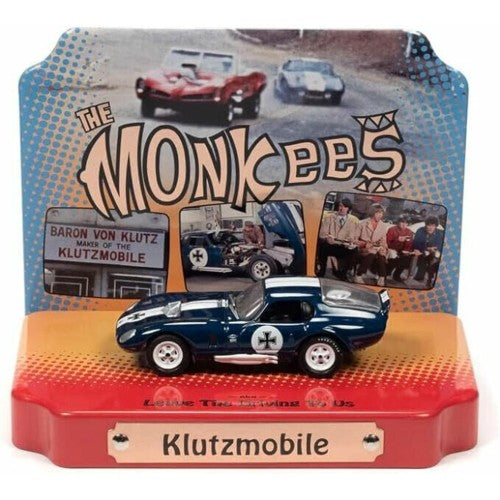 1/64 The Monkees Shelby Daytona Cobra The Klutzmobile W/Tin Display (Midnight Blue And White)