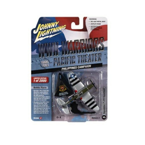 1/64 Johnny Lightning Greatest Generation 2022 Release 2A Republic P-47D Razorback Phillipines Campaign