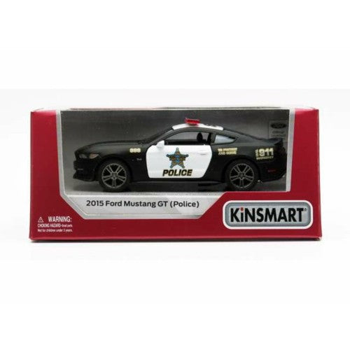 1/38 2015 Ford Mustang Gt Police Black/White