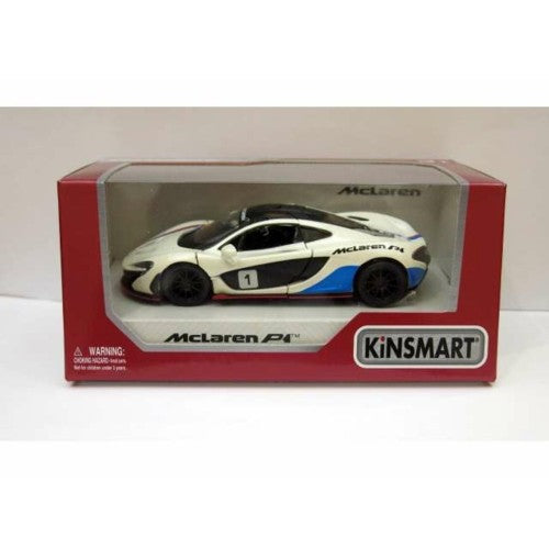 1/36 2016 Mclaren P1 With Stripes White/Blue