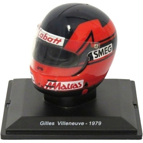 1/5 Gilles Villeneuve - 1979 Ferrari F1 Helmet Collection - Cased