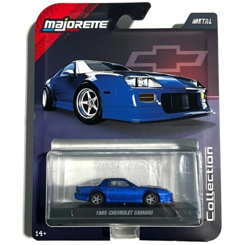 1/64 1985 Chevrolet Camaro Blue With Display Case