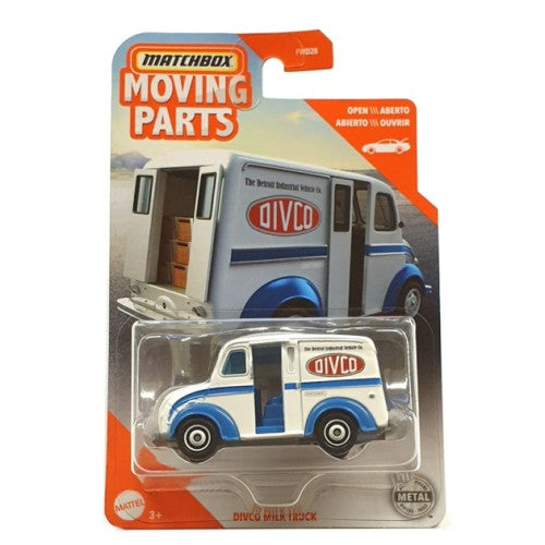 Mhwfwd28-Gkp17 - 1/64 Moving Parts Divco Milk Truck