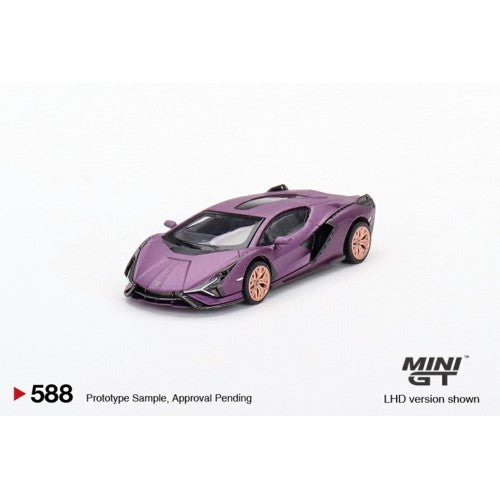 1/64 Lamborghini Sian Fkp 37 Matte Viola Se30 (Hong Kong Exclusive) (Lhd)