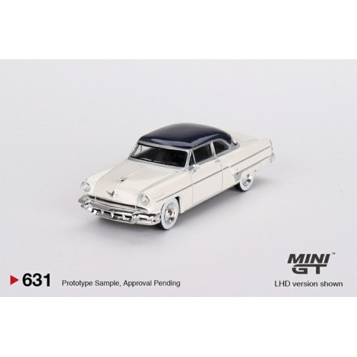 1/64 Lincoln Capri 1954 Arctic White/Atlantic Blue (Lhd)