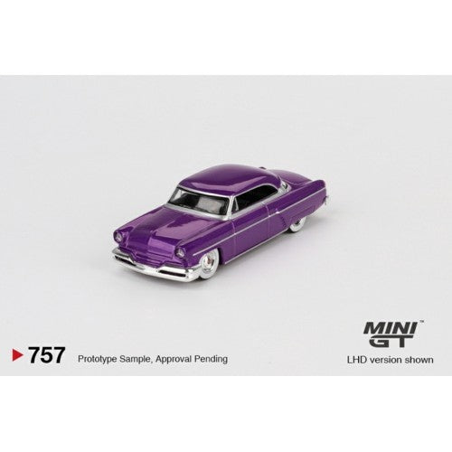 1/64 Lincoln Capri Hot Rod 1954 Purple Metallic (Lhd)