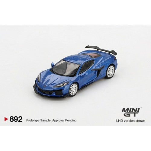 1/64 Chevrolet Corvette Z06 2023 Elkhart Lake Blue Metallic (Lhd)