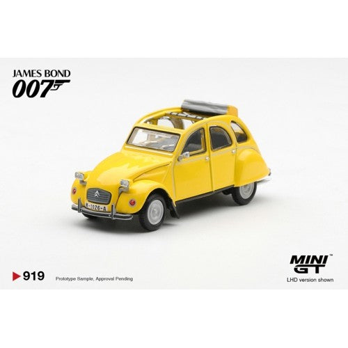 Mini GT James Bond 007 Citroën 2CV – For Your Eyes Only (LHD) 1:64 - French Blister