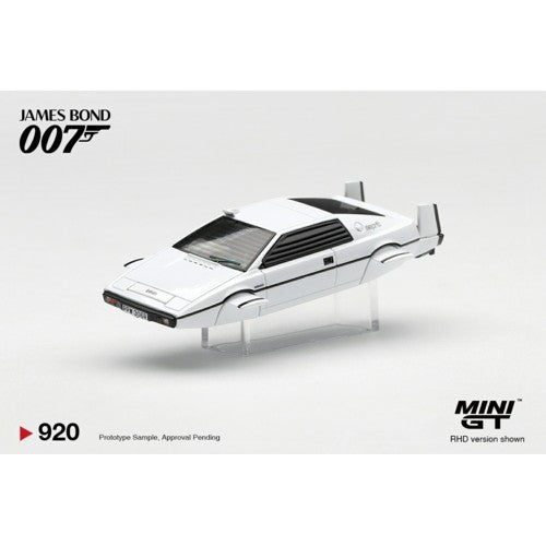 Mini GT James Bond 007 Lotus Esprit S1 Submarine – The Spy Who Loved Me (RHD) 1:64 - Japanese Blister