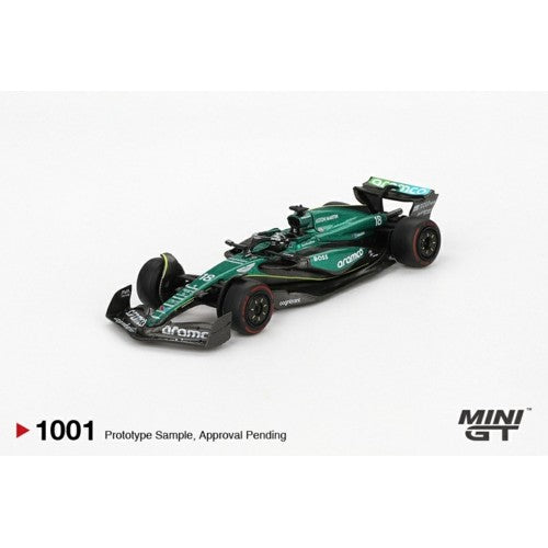 1/64 Aston Martin Amr24 No.18 Lance Stroll 2024 F1 2024 Bahrain Gp Blister Packaging