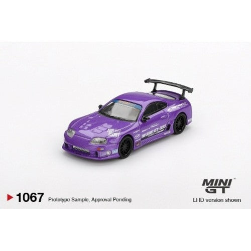 1/64 Toyota Supra (A80) Top Secret Gt-300 Top Secret Purple (Lhd)