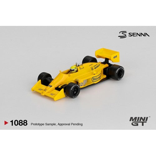 1/64 Lotus 99T No.12 Ayrton Senna 1987 Monaco Grand Prix Winner (Lhd) - Blister Packaging