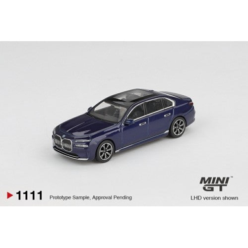 1/64 Bmw I7 Xdrive60 Tanzanite Blue Metallic (Rhd)