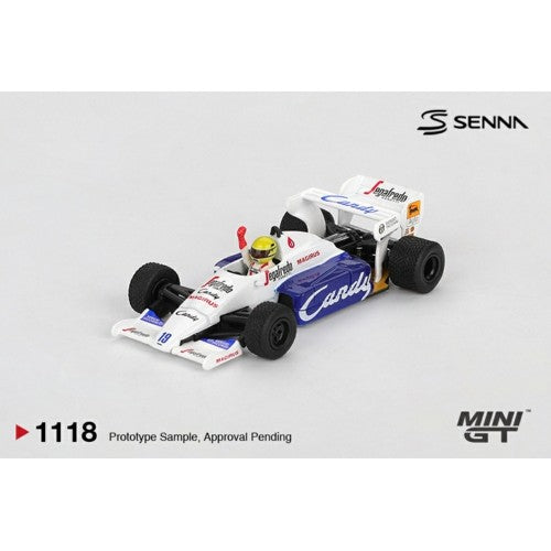 1/64 Toleman Tg184 No.19 Ayrton Senna 1984 Monaco Grand Prix 2Nd Place (Lhd) - Blister Packaging