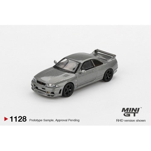 1/64 Nissan Skyline Gt-R Dark Metal Grey (Nismo Bcnr33 Crs Version) (Rhd) (Blister Packaging)