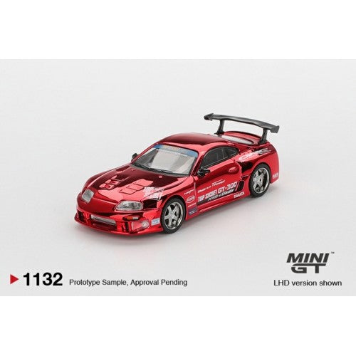 1/64 Toyota Supra (A80) Top Secret Gt-300 Top Secret Red Chrome (Rhd)