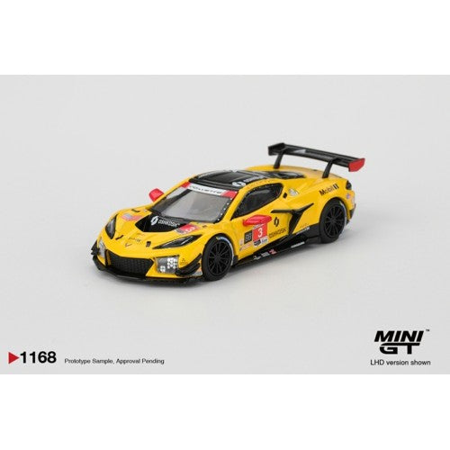 1/64 Chevrolet Corvette Z06 Gt3.R No.3 Corvette Racing By Pratt Miller Motorsports 2025 Imsa Daytona 24 Hrs (Lhd) Blister Packaging