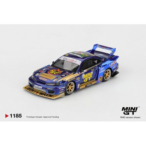 1/64 Nissan Lb-Super Silhouette S15 Silvia No.555 Team Mini Gt Liberty Walk 2025 Formula Drift Halloween Special (Rhd)