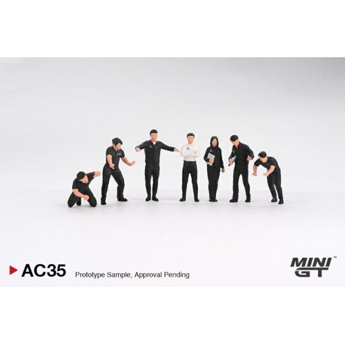 1/64 Figurine Nismo Technician Team (Cars Not Included)