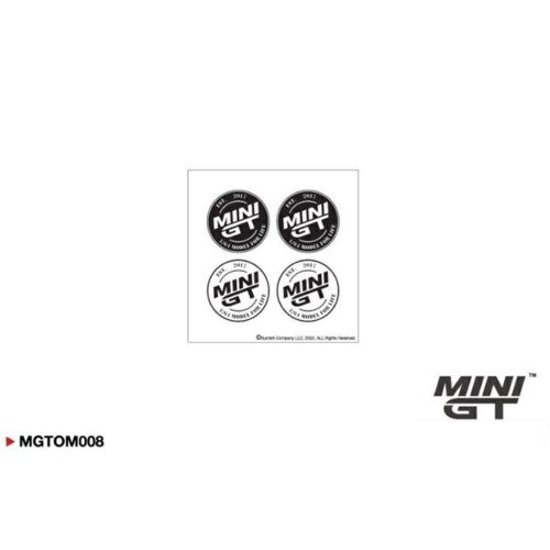 Mini Gt - Round Logo Mini Sticker Set (9.5X9.5Cm)