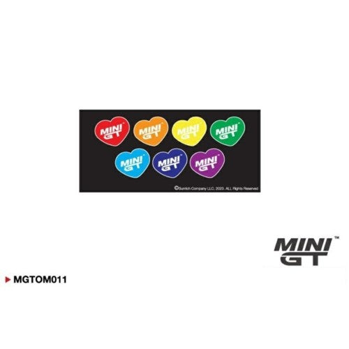 Mini Gt Colourful Hearts Sticker Set (7.3X16Cm)