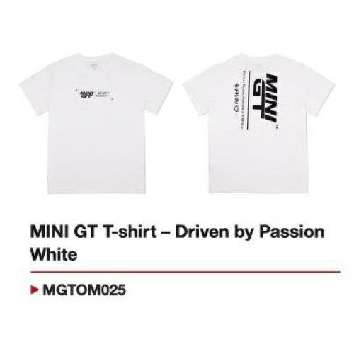 Mini Gt T-Shirt - Driven By Passion White - L