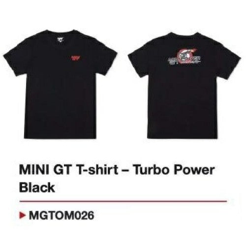 Mini Gt T-Shirt - Turbo Power Black - Xl