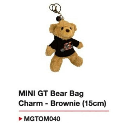 Mini Gt Bear Bag Charm - Brownie