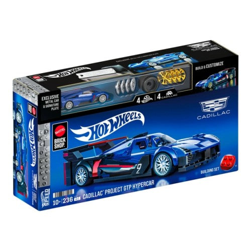 Hot Wheels Speed Cadillac Project Gtp Hyper Car (Brick Shop) (Approx 1/32 Scale)